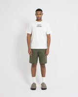 Distressed Graphic Tee - Off White
