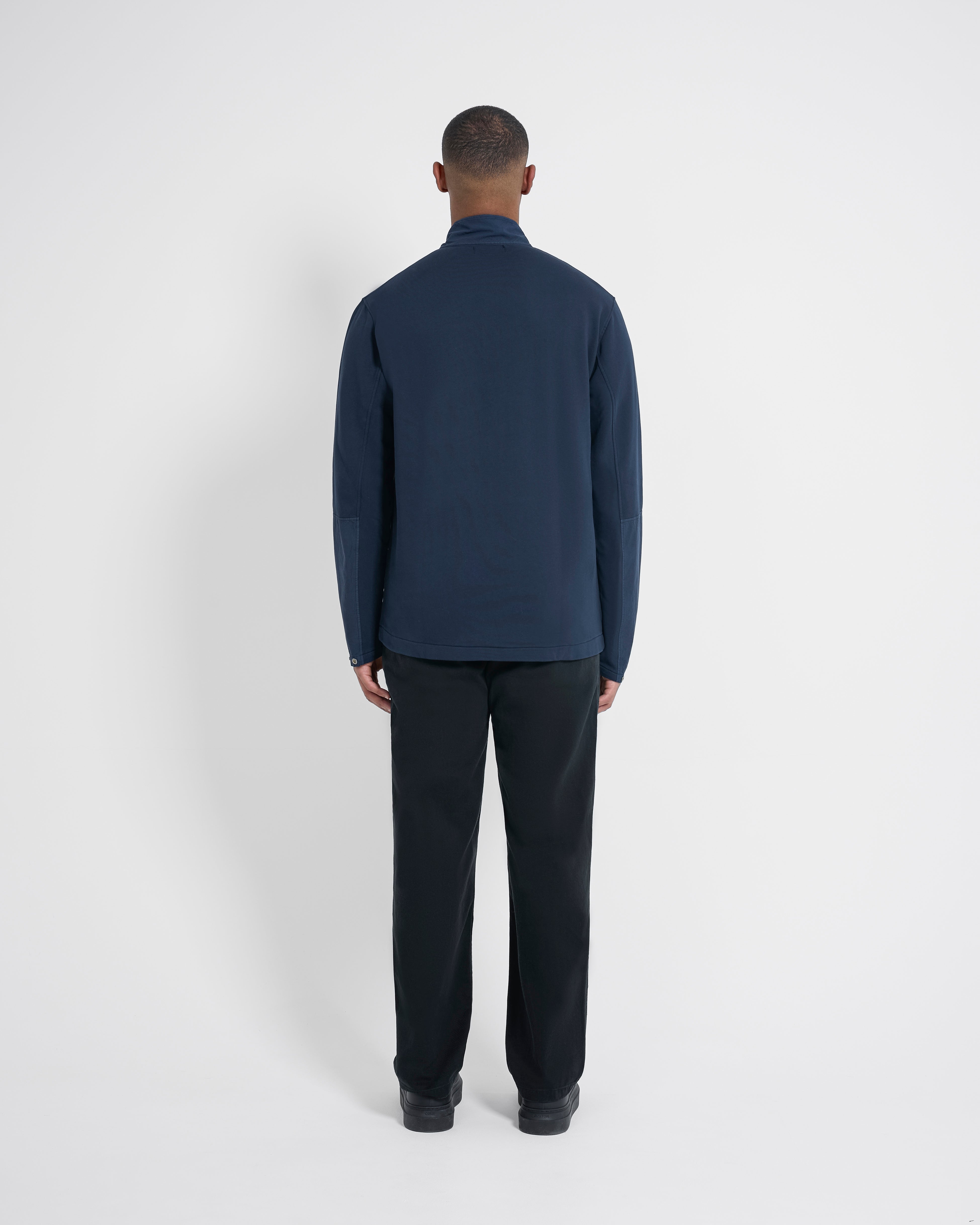 Left Hand Half Zip Sweat Navy