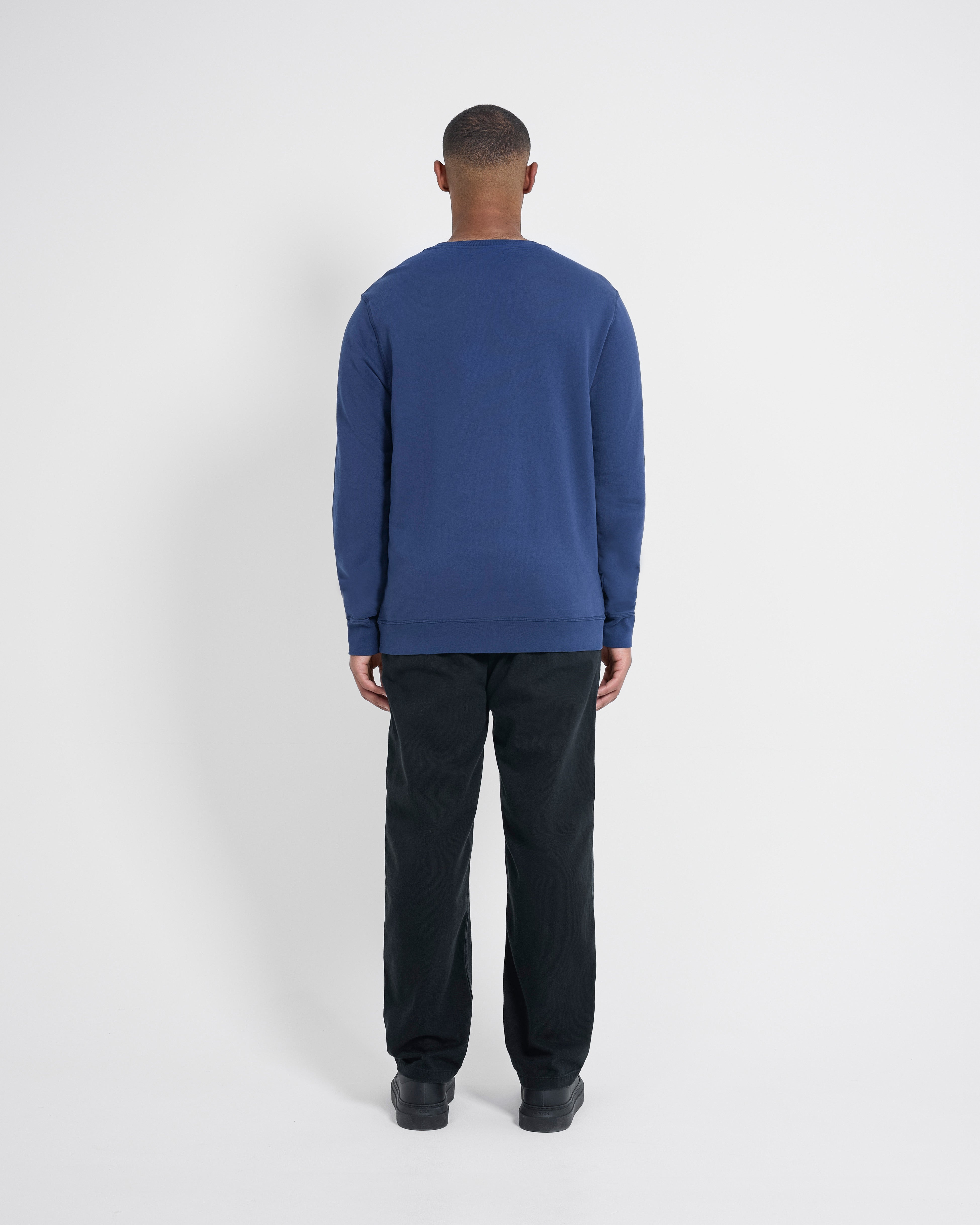 Left Hand Crew Sweatshirt Navy