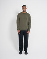 Left Hand Crew Sweatshirt Olive