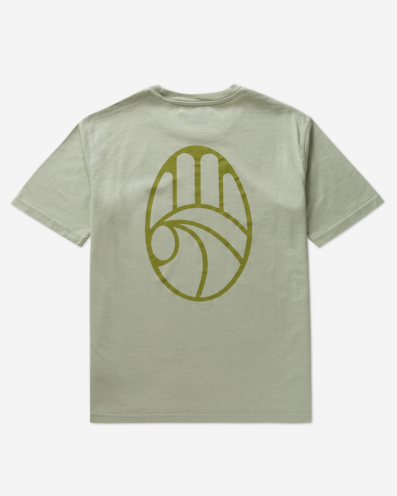 Left Hand Hand Tee Light Green