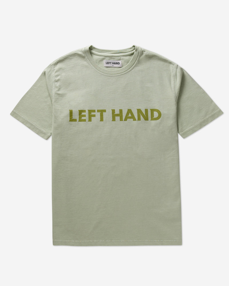 Left Hand Hand Tee Light Green
