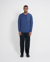 Left Hand L/S Patch Pocket Tee Navy