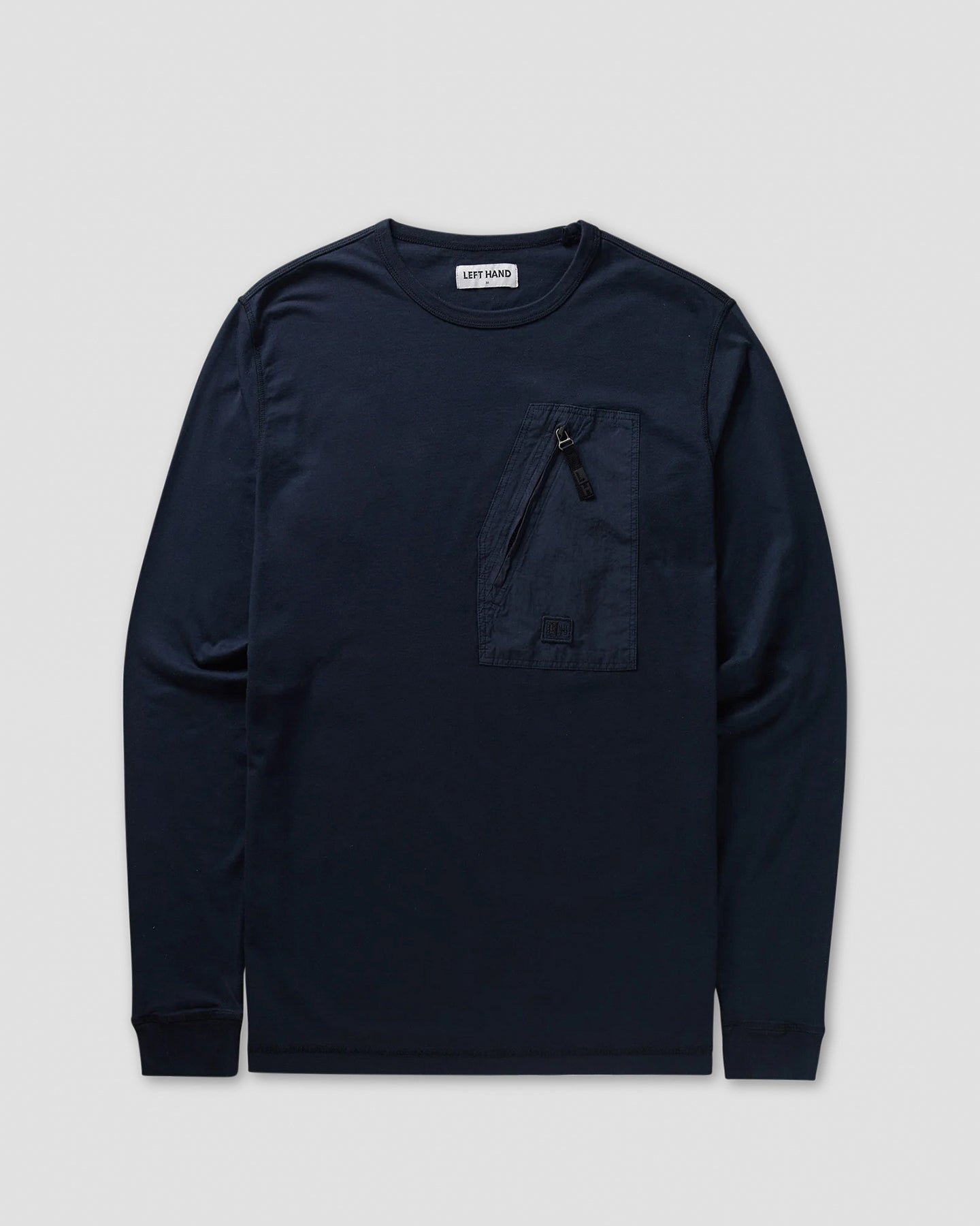 Left Hand L/S Pocket Tee Navy