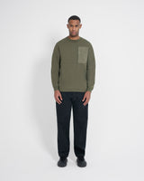 Left Hand L/S Pocket Tee Olive