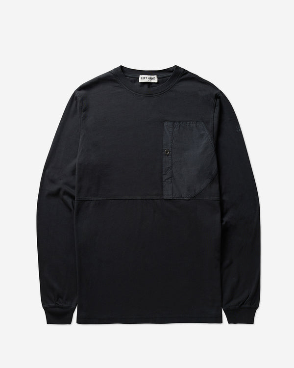 Left Hand L/S Pocket Tee Black