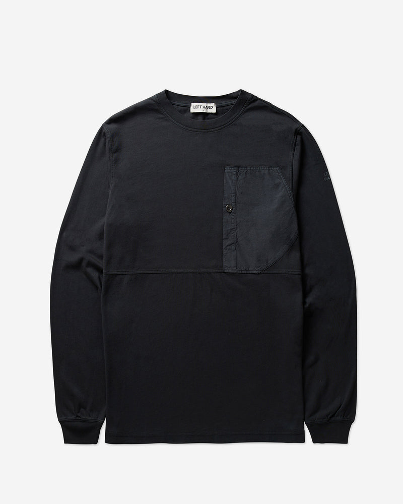 Left Hand L/S Pocket Tee Black