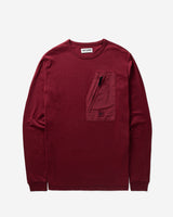 Left Hand L/S Pocket Tee Burgundy