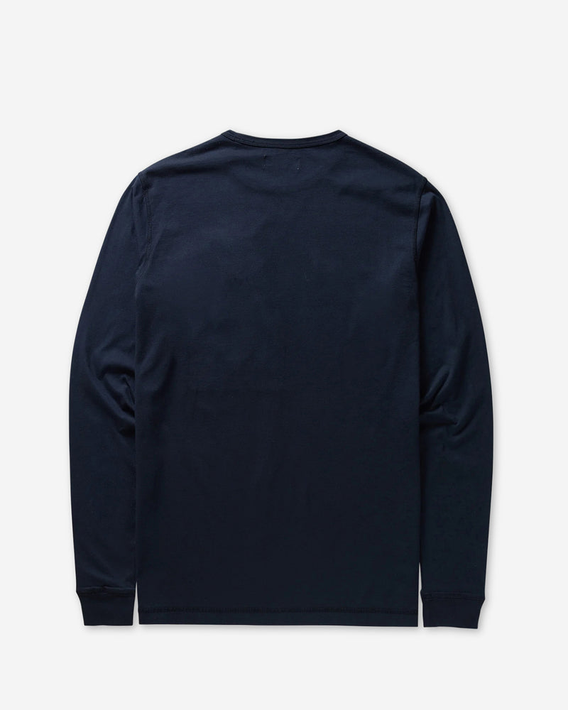 Left Hand L/S Pocket Tee Navy