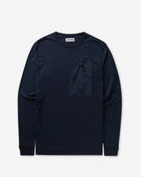 Left Hand L/S Pocket Tee Navy