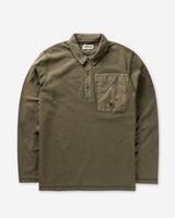 Left Hand L/S Polo Olive