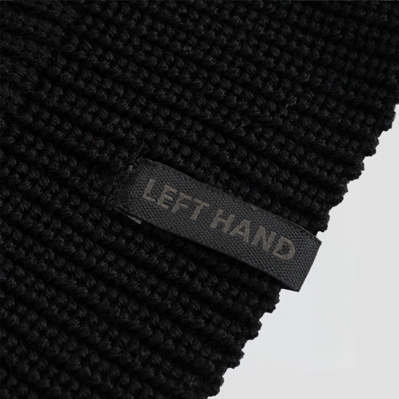 Left Hand Merino Beanie Black Left Hand
