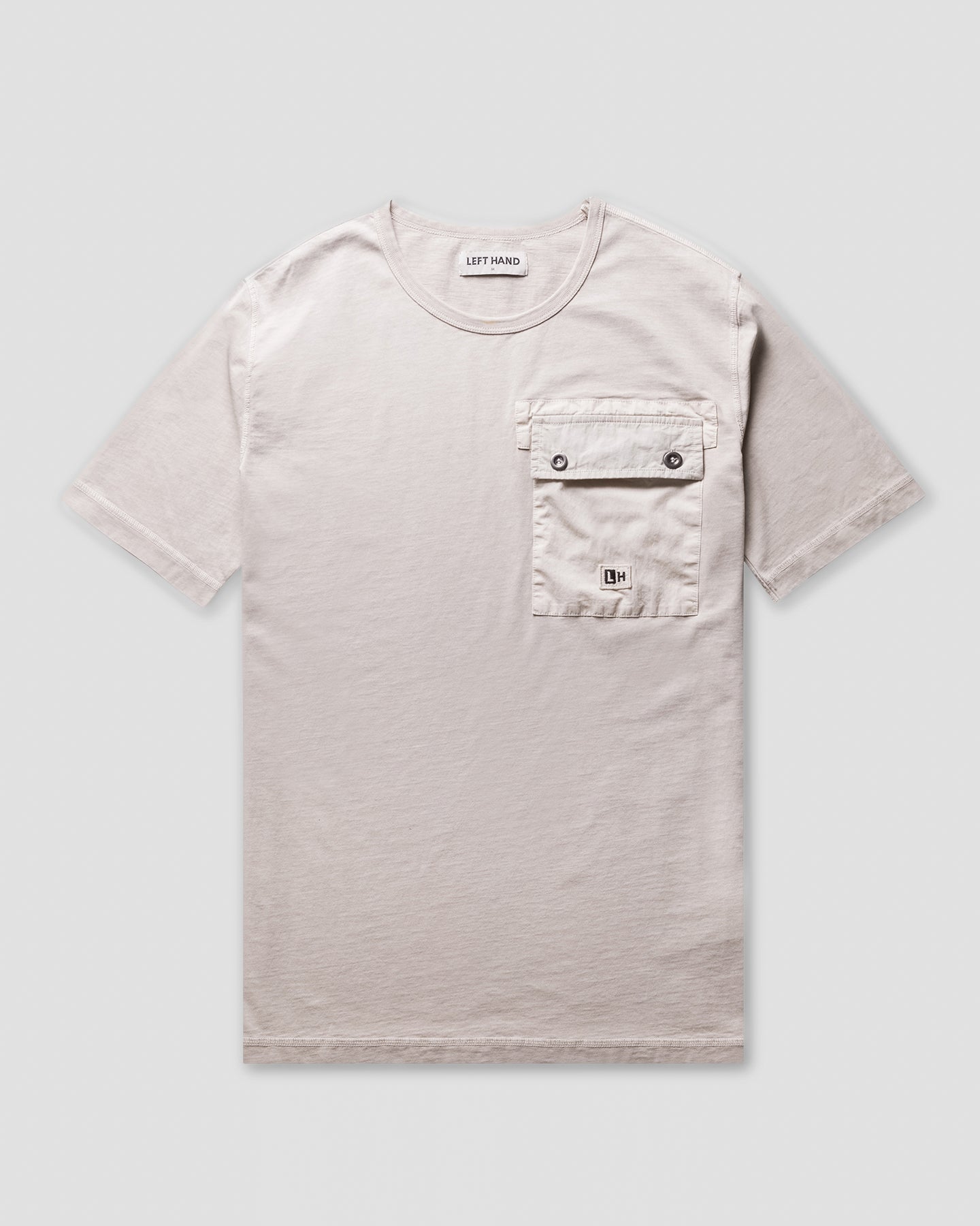 Left Hand Patch Pocket Tee Khaki