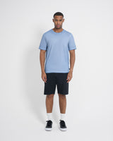Left Hand Patch Tee Light Blue