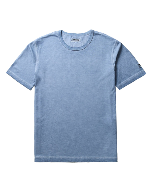 Left Hand Patch Tee Light Blue