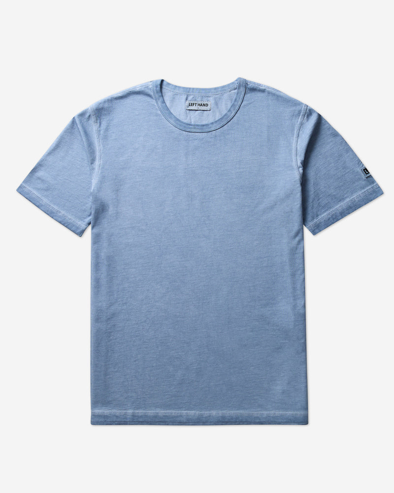 Left Hand Patch Tee Light Blue