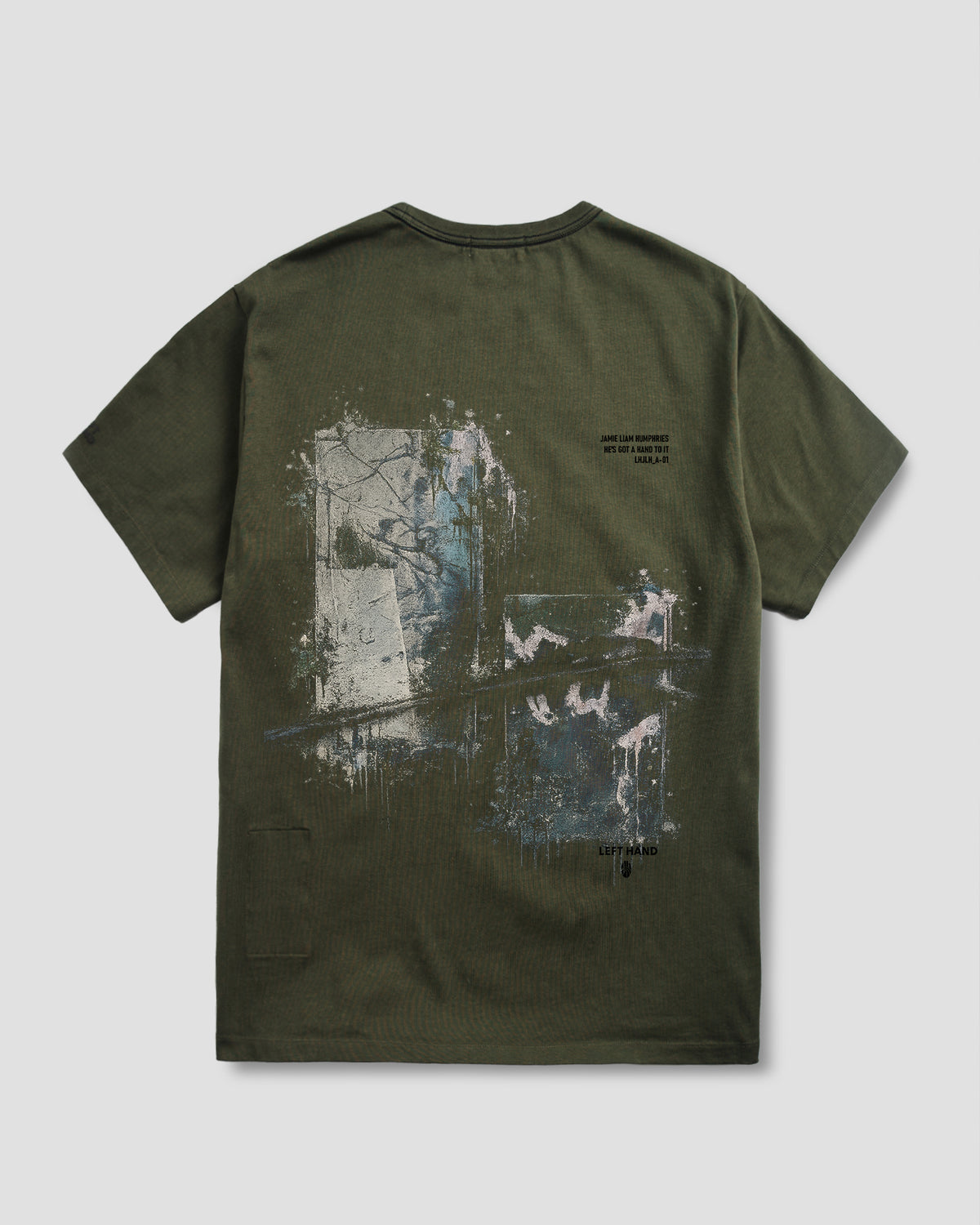Left Hand x JLH Erosion Study  T-Shirt Grape Leaf Left Hand