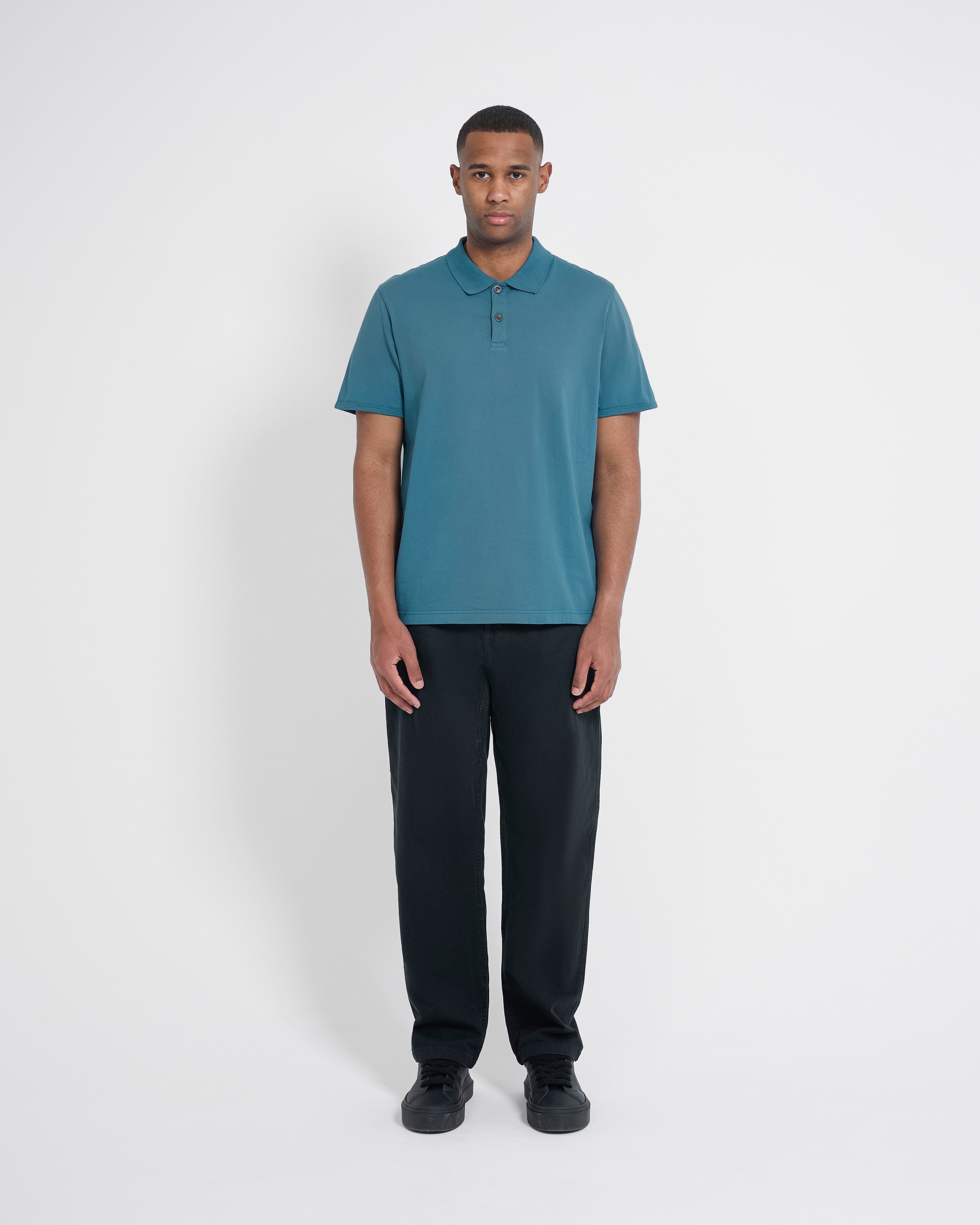 Left Hand Polo Shirt Mid Blue