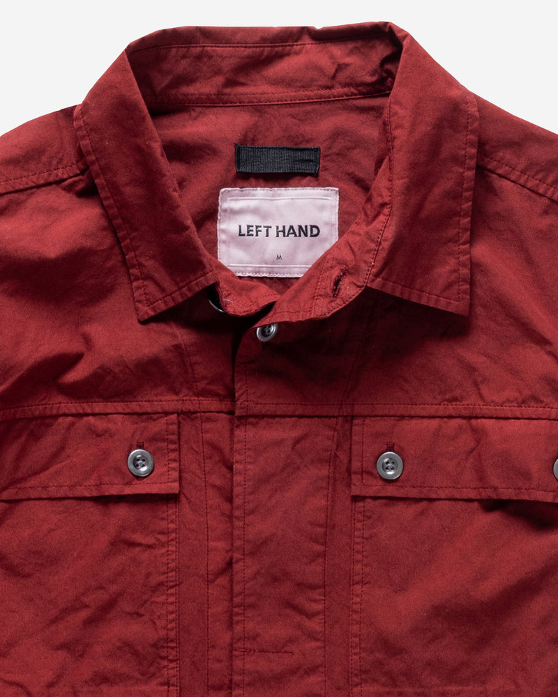 Left Hand Twin Pocket Shirt Burgundy