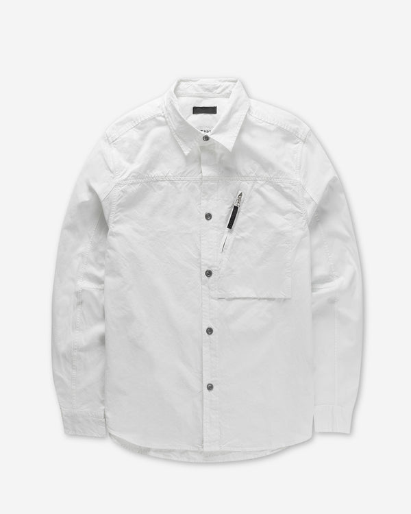 Left Hand Zip Pocket Shirt Off White