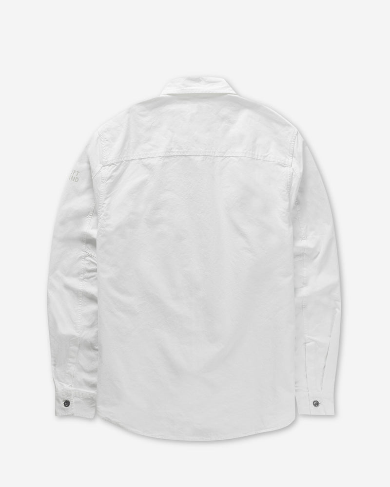 Left Hand Zip Pocket Shirt Off White