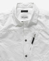 Left Hand Zip Pocket Shirt Off White