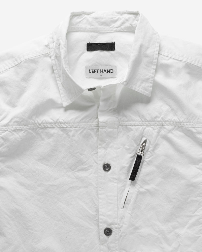 Left Hand Zip Pocket Shirt Off White