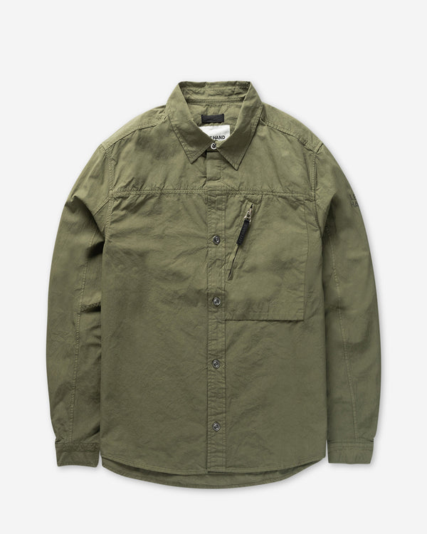 Left Hand Zip Pocket Shirt Olive