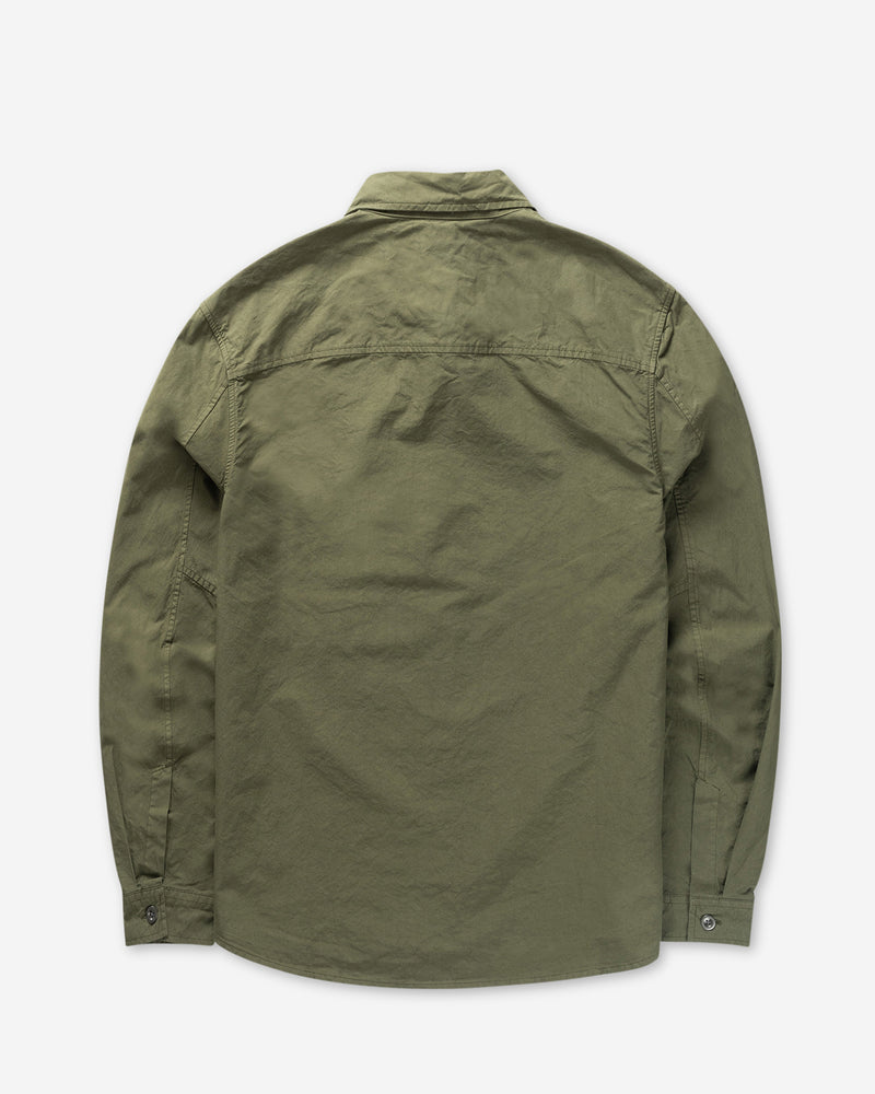 Left Hand Zip Pocket Shirt Olive
