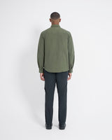 Left Hand Zip Pocket Shirt Olive