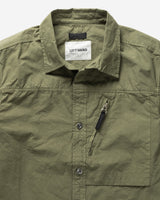 Left Hand Zip Pocket Shirt Olive