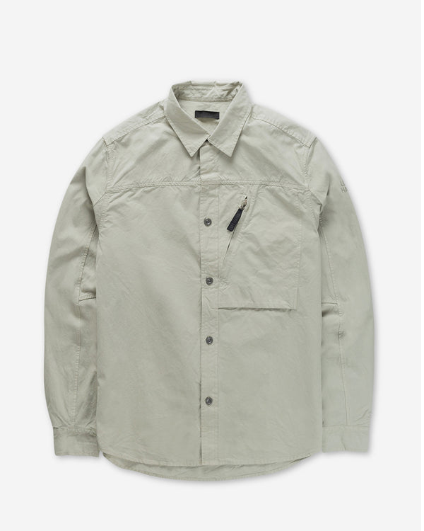 Left Hand Zip Pocket Shirt Stone