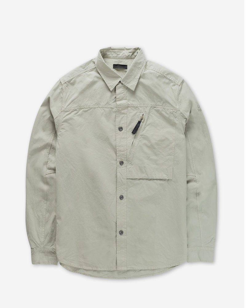 Left Hand Zip Pocket Shirt Stone