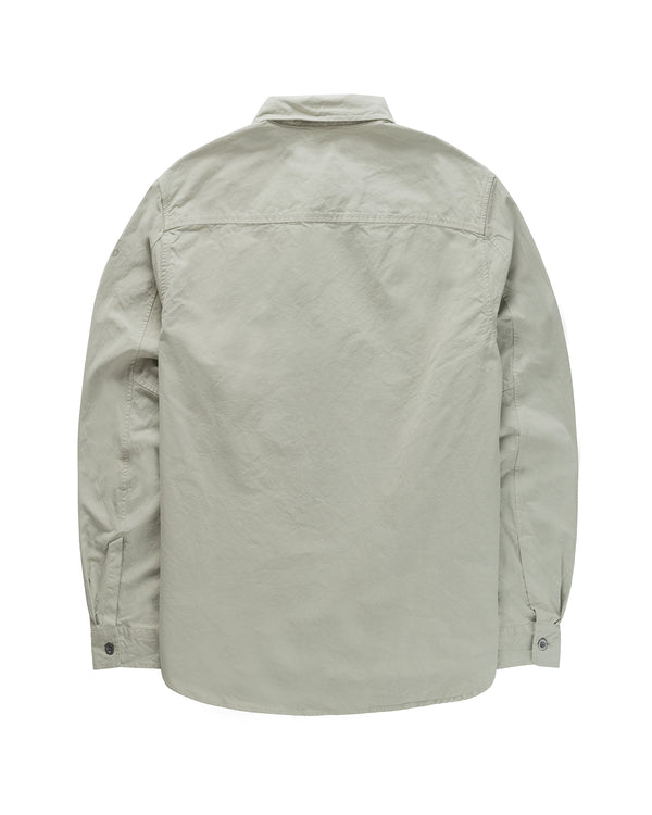 Left Hand Zip Pocket Shirt Stone