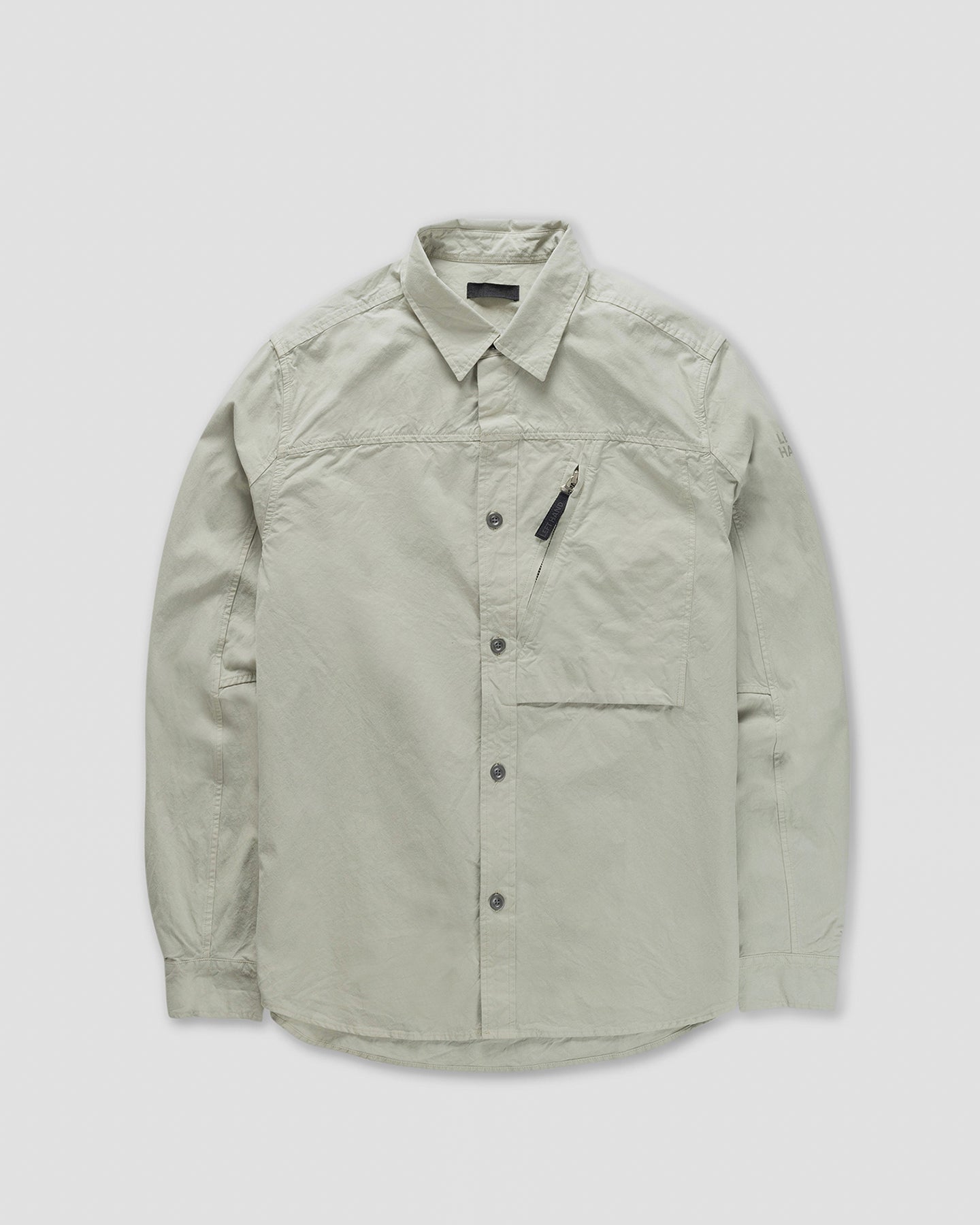 Left Hand Zip Pocket Shirt Stone