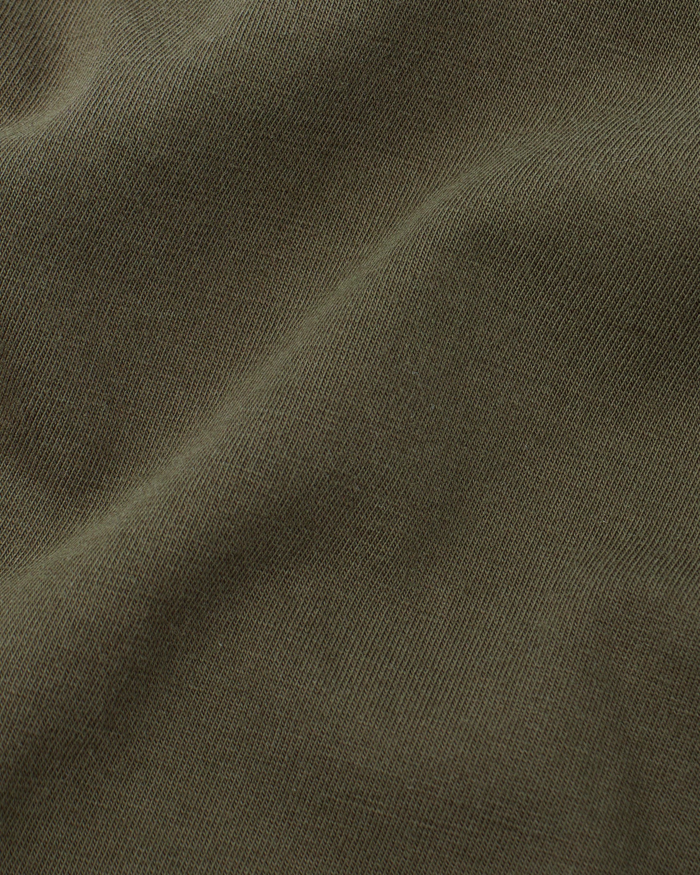 Left Hand Contrast Panel Tee Olive