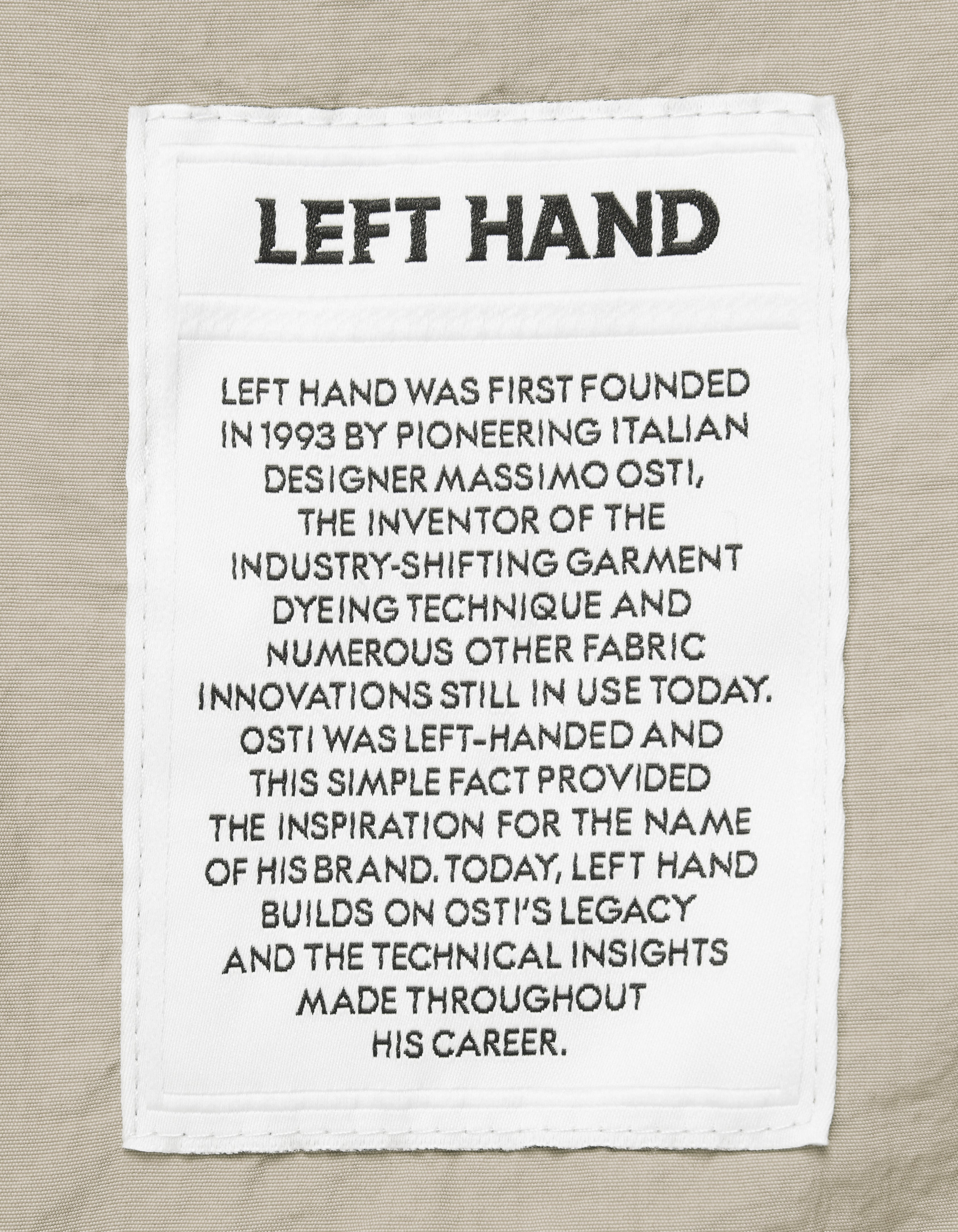 Left Hand Sesia Overshirt Stone